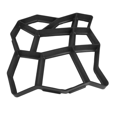 Image of DIY Plastic Path Maker Mold Manually Paving Cement Brick Molds Garden Stone Road Concrete Molds For Garden Home
