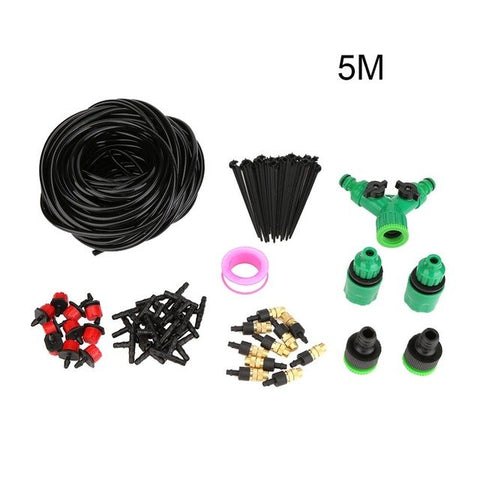Image of 5/15/25m Water Hose DIY Micro Drip Irrigation System Automatic Garden Sprinkler Watering Kit for Lawn Greenhouse Plants