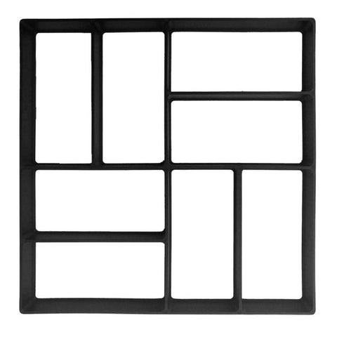 Image of DIY Plastic Path Maker Mold Manually Paving Cement Brick Molds Garden Stone Road Concrete Molds For Garden Home